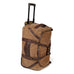 Campaign Waxed Canvas Wheeled Carry-On Duffle Bag Mission Mercantile Leather Goods