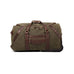 Campaign Waxed Canvas Wheeled Carry-On Duffle Bag Mission Mercantile Leather Goods