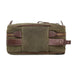 Campaign Waxed Canvas Toiletry Square Shave Kit Mission Mercantile Leather Goods
