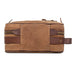 Campaign Waxed Canvas Toiletry Square Shave Kit Mission Mercantile Leather Goods