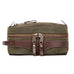 Campaign Waxed Canvas Toiletry Square Shave Kit Mission Mercantile Leather Goods