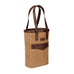 Campaign Waxed Canvas Two Bottle Wine Tote Mission Mercantile Leather Goods