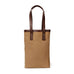 Campaign Waxed Canvas Two Bottle Wine Tote Mission Mercantile Leather Goods