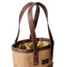 Campaign Waxed Canvas Two Bottle Wine Tote Mission Mercantile Leather Goods