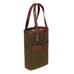 Campaign Waxed Canvas Two Bottle Wine Tote Mission Mercantile Leather Goods