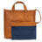 Ellington Leather Market Tote with Zippered Pouch Mission Mercantile Leather Goods