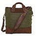 Heritage Waxed Canvas Medium Ice Block Tote Bag Mission Mercantile Leather Goods