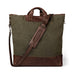Heritage Waxed Canvas Original Ice Block Tote Bag Mission Mercantile Leather Goods