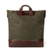 Heritage Waxed Canvas Original Ice Block Tote Bag Mission Mercantile Leather Goods