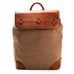 Heritage Waxed Canvas Steamer Backpack No. 2 Mission Mercantile Leather Goods