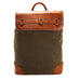 Heritage Waxed Canvas Steamer Backpack No. 2 Mission Mercantile Leather Goods