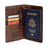 Theodore Leather Passport Wallet Mission Mercantile Leather Goods