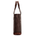 Theodore Leather Two Bottle Wine Tote Carrier Mission Mercantile Leather Goods