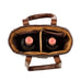 Theodore Leather Two Bottle Wine Tote Carrier Mission Mercantile Leather Goods