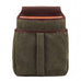 White Wing Waxed Canvas Hunting Double Belt Pouch Mission Mercantile Leather Goods