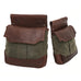 White Wing Waxed Canvas Hunting Heritage Bird Bag Set Mission Mercantile Leather Goods