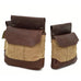 White Wing Waxed Canvas Hunting Heritage Bird Bag Set Mission Mercantile Leather Goods