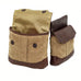 White Wing Waxed Canvas Hunting Heritage Bird Bag Set Mission Mercantile Leather Goods