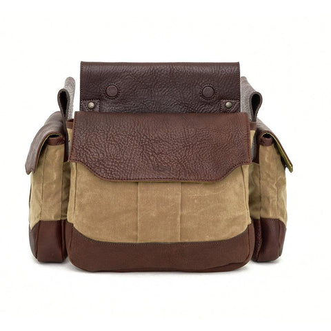 White Wing Waxed Canvas Hunting Heritage Bird Bag Set Mission Mercantile Leather Goods