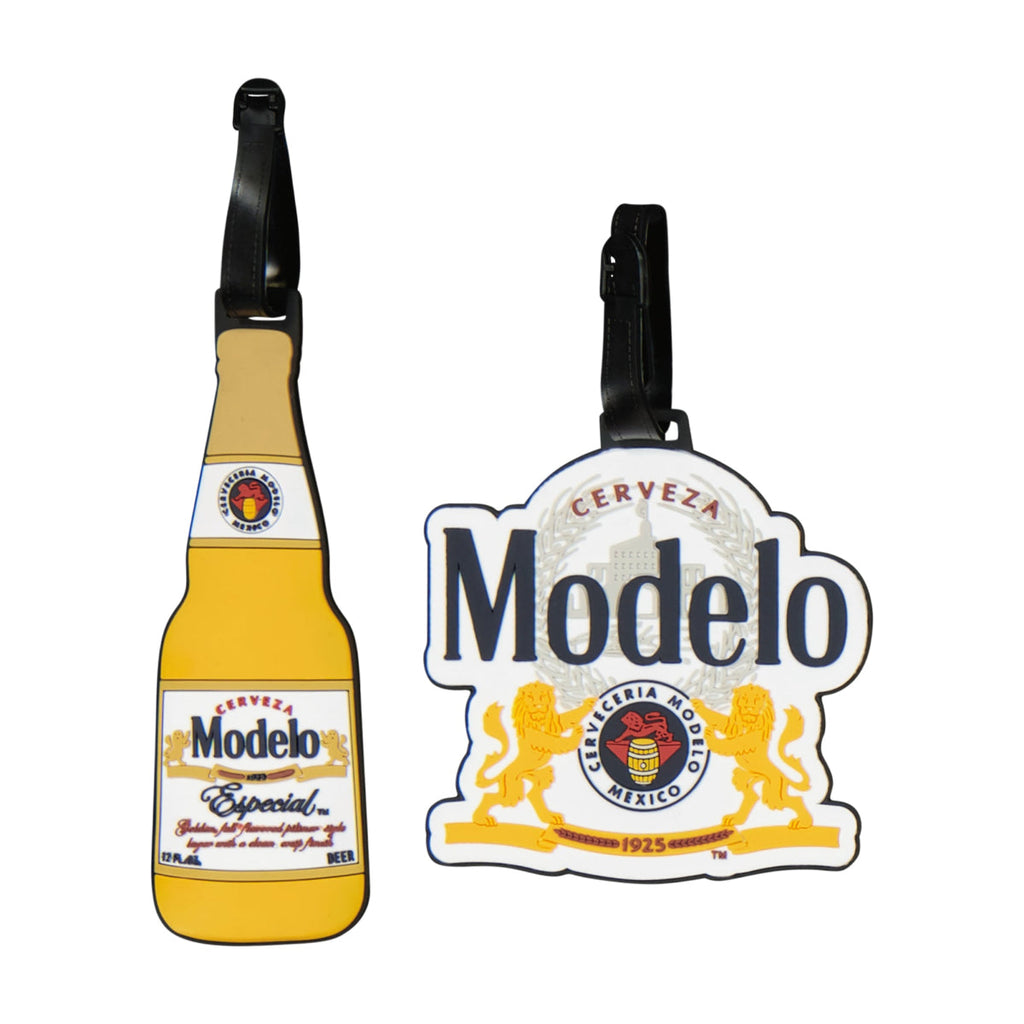 Modelo Bottle & Logo Badge Luggage Tags Set Ful Luggage