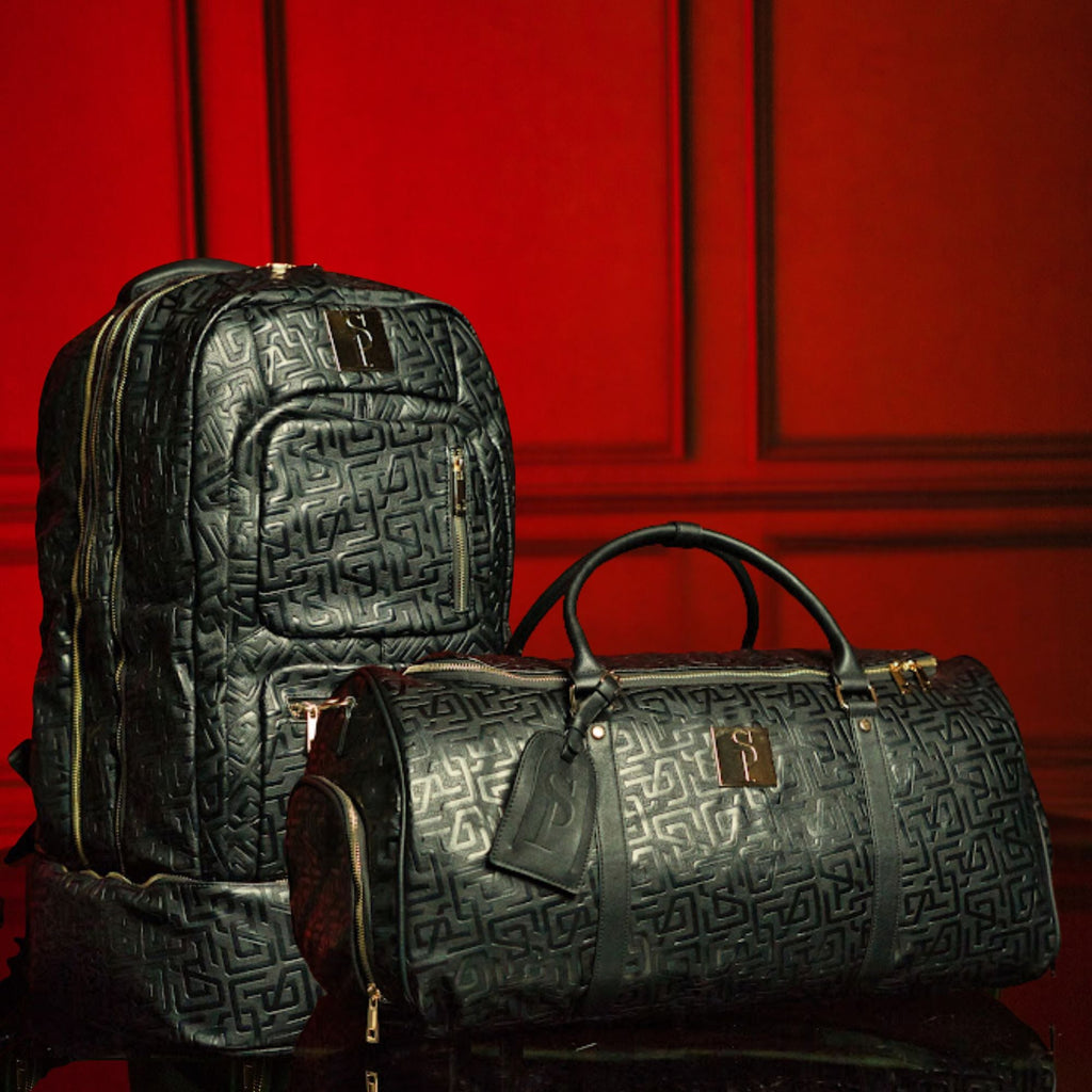 Monogram Leather Signature Bag Set (Signature and Duffle) Sole Premise