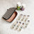 Large Pill Travel Case with Individual Daily Pill Organizer, Striped Bag-all