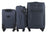 IZOD Noah Soft Shell Lightweight Expandable 360 Dual Spinning Wheels Combo Lock 28", 24", 20" 3 Piece Luggage Set Mirage Luggage