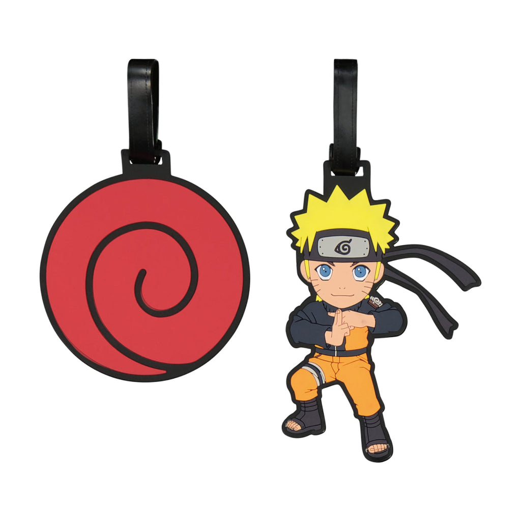Naruto Uzumaki & Hidden Leaf Cloud Luggage Tag Set Ful Luggage