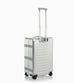 Bric's Porsche Designed 26" Medium Spinner Checked Aluminum Suitcase Brics