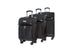 IZOD Ocean Soft Shell Lightweight Expandable 360 Dual Spinning Wheels Combo Lock 28", 24", 20" 3 Piece Luggage Set - LuggageDesigners