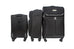 IZOD Ocean Soft Shell Lightweight Expandable 360 Dual Spinning Wheels Combo Lock 28", 24", 20" 3 Piece Luggage Set - LuggageDesigners