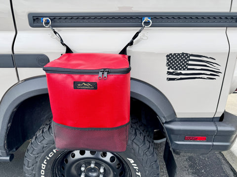 Outside Trash Bag L Track - Suction Cup Mount Overland Gear Guy