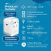 Travel Adapter Set |  Type A, B, C, E/F, G, I - USB-C Port with PD + 2 US Outlets (PAK-30-WS) Ceptics