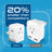 Travel Adapter Set |  Type A, B, C, E/F, G, I - USB-C Port with PD + 2 US Outlets (PAK-30-WS) Ceptics