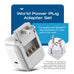 Travel Adapter Set |  Type A, B, C, E/F, G, I - USB-C Port with PD + 2 US Outlets (PAK-30-WS) Ceptics