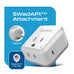 UK, Hong Kong, Travel Plug Adapter | Type G - USB-C Ports + 2 US Outlets (PAK-30W-7) Ceptics