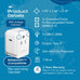 UK, Hong Kong, Travel Plug Adapter | Type G - USB-C Ports + 2 US Outlets (PAK-30W-7) Ceptics