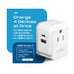 Complete International 13 Travel Adapter Set | USB & USB-C Ports + 2 US Outlets (PAK-ALL) Ceptics