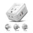 Travel Adapter Kit | Type C, E/F, G - USB & USB-C Ports + 2 US Outlets (PAK-EU) Ceptics