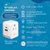 Travel Adapter Kit | Type C, E/F, G - USB & USB-C Ports + 2 US Outlets (PAK-EU) Ceptics