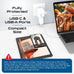 India, Nepal Travel Adapter Set | Type C, D - USB & USB-C Ports + 2 US Outlets (PAK-IN) Ceptics