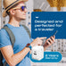 India, Nepal Travel Adapter Set | Type C, D - USB & USB-C Ports + 2 US Outlets (PAK-IN) Ceptics