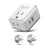 Italy, Chile Travel Adapter Set | Type C, L - USB & USB-C Ports + 2 US Outlets (PAK-IT) Ceptics
