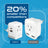 Japan, Philippines Travel Plug Adapter Set | Type A, B - USB & USB-C Ports + 2 US Outlets (PAK-JP) Ceptics