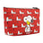 Snoopy & Woodstock Red All over Print Trapezoid Cosmetic Case Ful Luggage