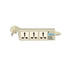Universal Travel Power Strip - 3x Outlet,  Type E/F - European Schuko Cord (PS-3U-EU) Ceptics