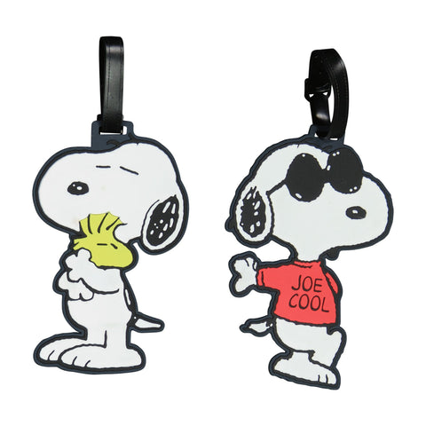 Peanuts Snoopy Luggage Tags 2-Piece Set Ful Luggage