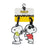 Peanuts Snoopy Luggage Tags 2-Piece Set Ful Luggage