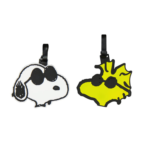 Peanuts Snoopy & Woodstock Luggage Tag 2-Piece Set Ful Luggage