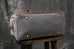 Personalized Canvas Duffel Bag, Waterproof Canvas Leather Weekend bag with Shoes Compartment for Men Women RockCow Leather Studio